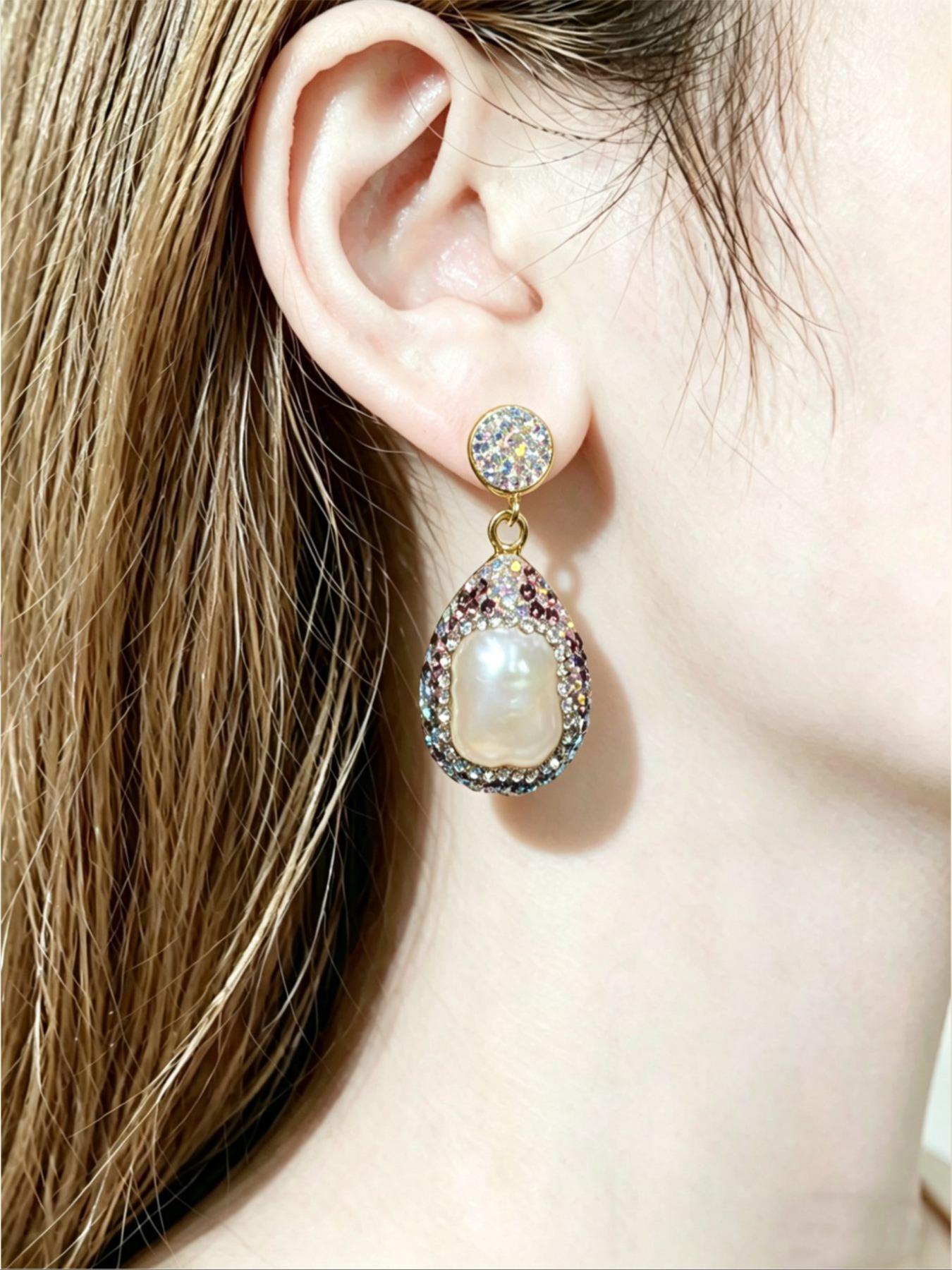 Women's Baroque 3-Piece Jewelry Set, Vintage Vacation Style, Charming Accessories for Special Occasions