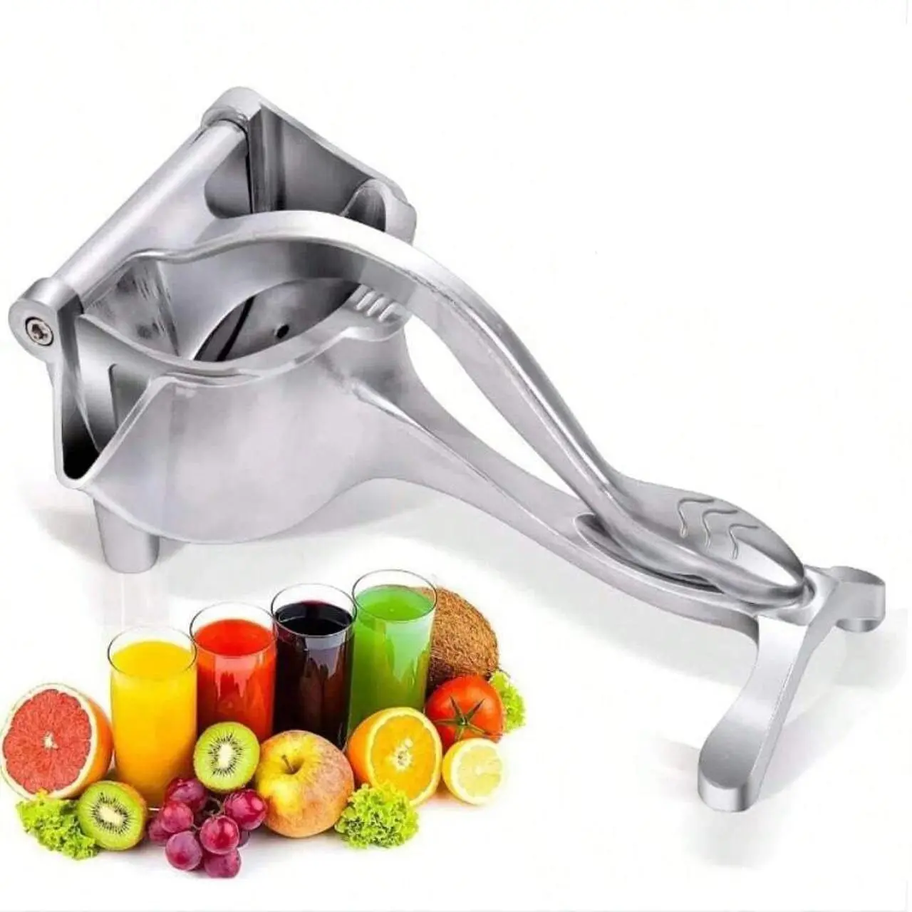 Manual Metal Citrus Juicer Hand Press, Heavy Duty Alloy Handheld Squeezer for Lemon & Juice, Durable Kitchen Tool for Fresh Fruit Drinks, Fruit Juice Extractor