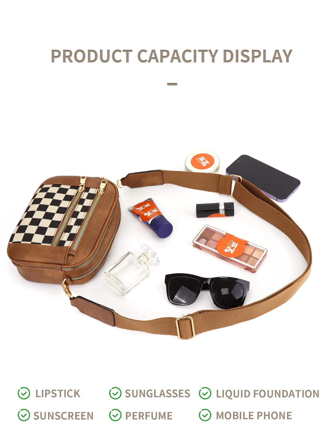 Bohemian Crossbody Purse for Women, Casual Trendy Bag, Small Crossbody Bags Trendy Vegan PU Leather with Adjustable Shoulder Strap, Women's Shoulder Bag, Handbag, Vintage Design, Lightweight & Spacious, Perfect for Daily Use