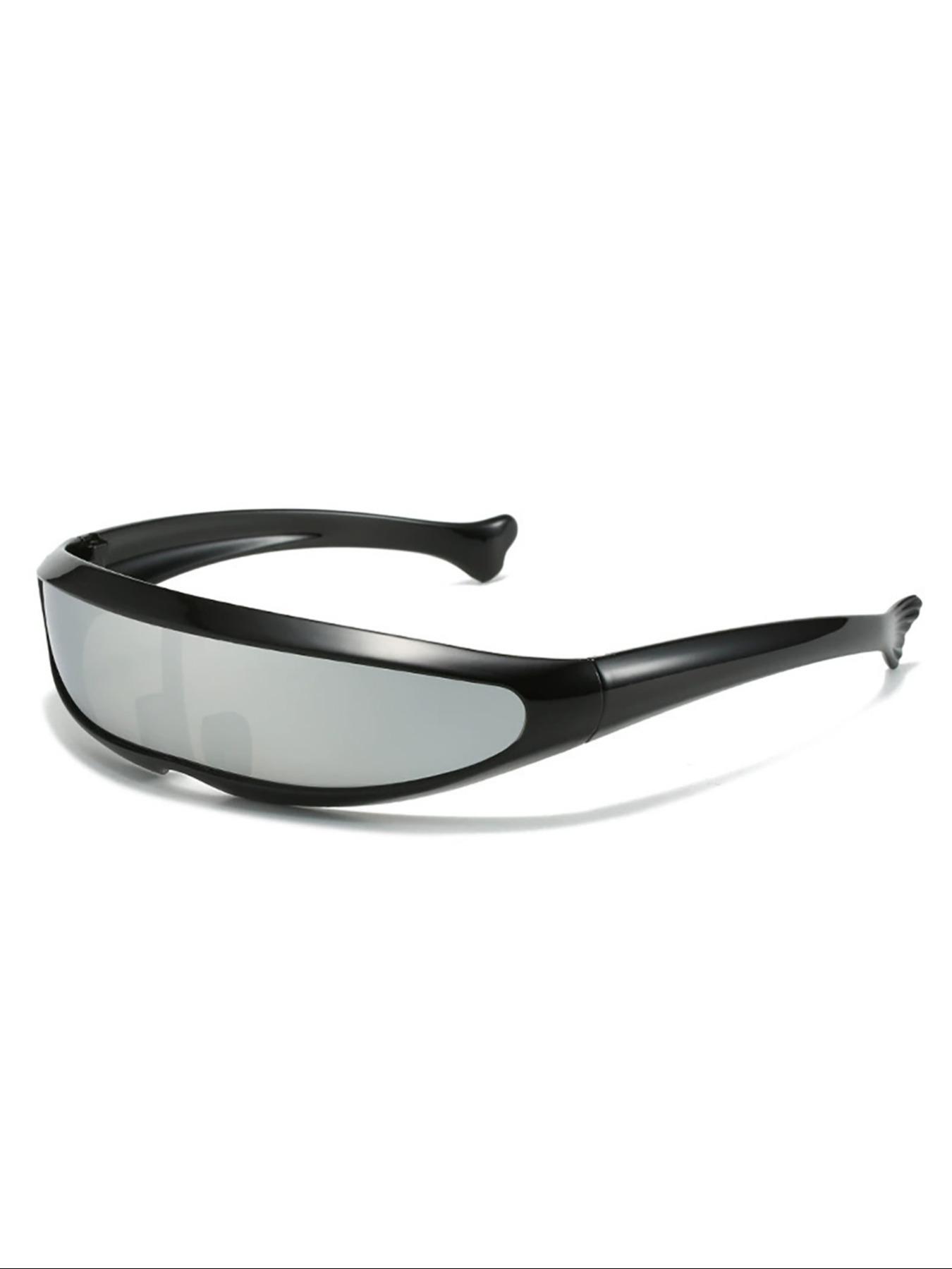 New Dolphin Sunglasses, Wolverine Fish Shape Glasses, Space Robot Men's Outdoor Sports Cycling Shades, Cute Animal Pattern, All Seasons