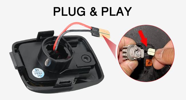 Nilight License Plate Lights Compatible with 2005 2006 2007 2008 2009 2010 2011 2012 2013 2014 2015 Toyota Tacoma 2000-2013 Toyota Tundra with Black Housing6000K White 2PCS Pack Led Backlights dealsforyoudays