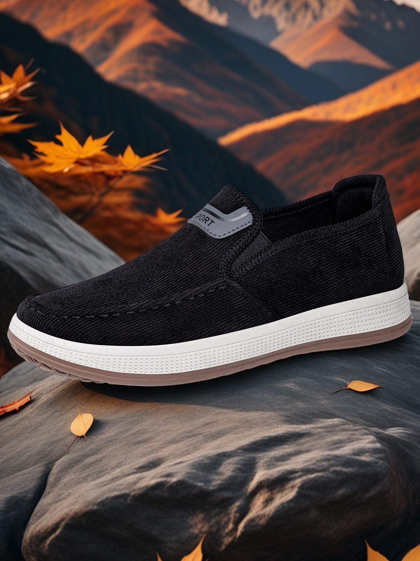 Men's Sport Shoes, Slip-On Casual Walking Shoes, Breathable Running Shoes, Lightweight Comfortable Tennis Shoes, Athletic Basketball Shoes