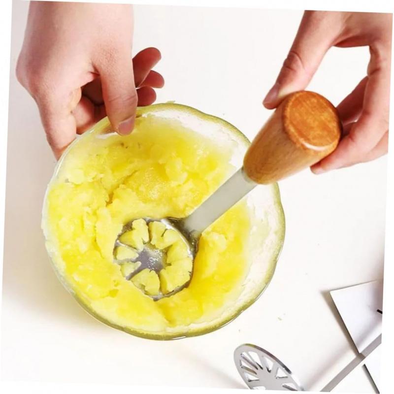Stainless Steel Potato Masher for Home and Commercial Use, Durable and Easy to Use, Choose 1/2 Pieces, Perfect for Smooth Purees