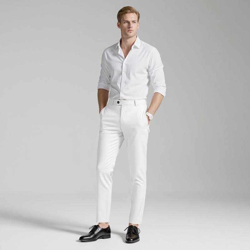 GINGTTO Mens Dress Pants Slim Fit Stretch Formal Pants for Men