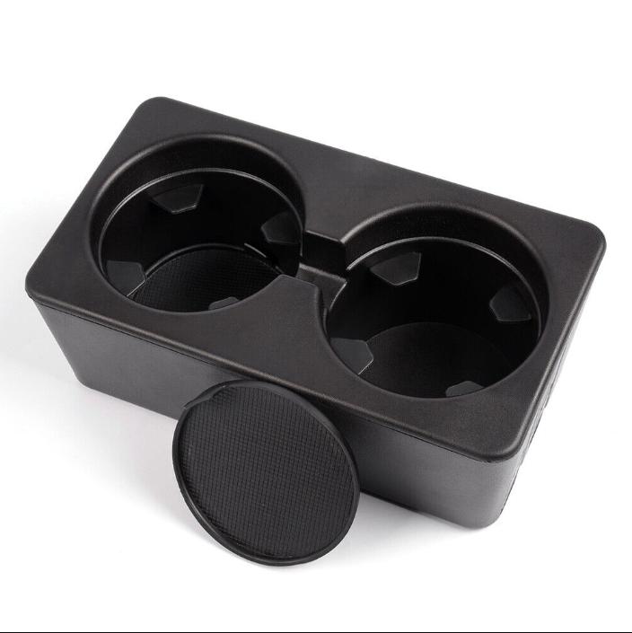G-PLUS- Dual Cup Holder Insert Fit For 07-14 GMC Cadillac Chevy Rear Seat Center Console coinholder G-PLUS- Dual Cup Holder Insert Fit For 07-14 GMC Cadillac Chevy Rear Seat Center Console coinholder
