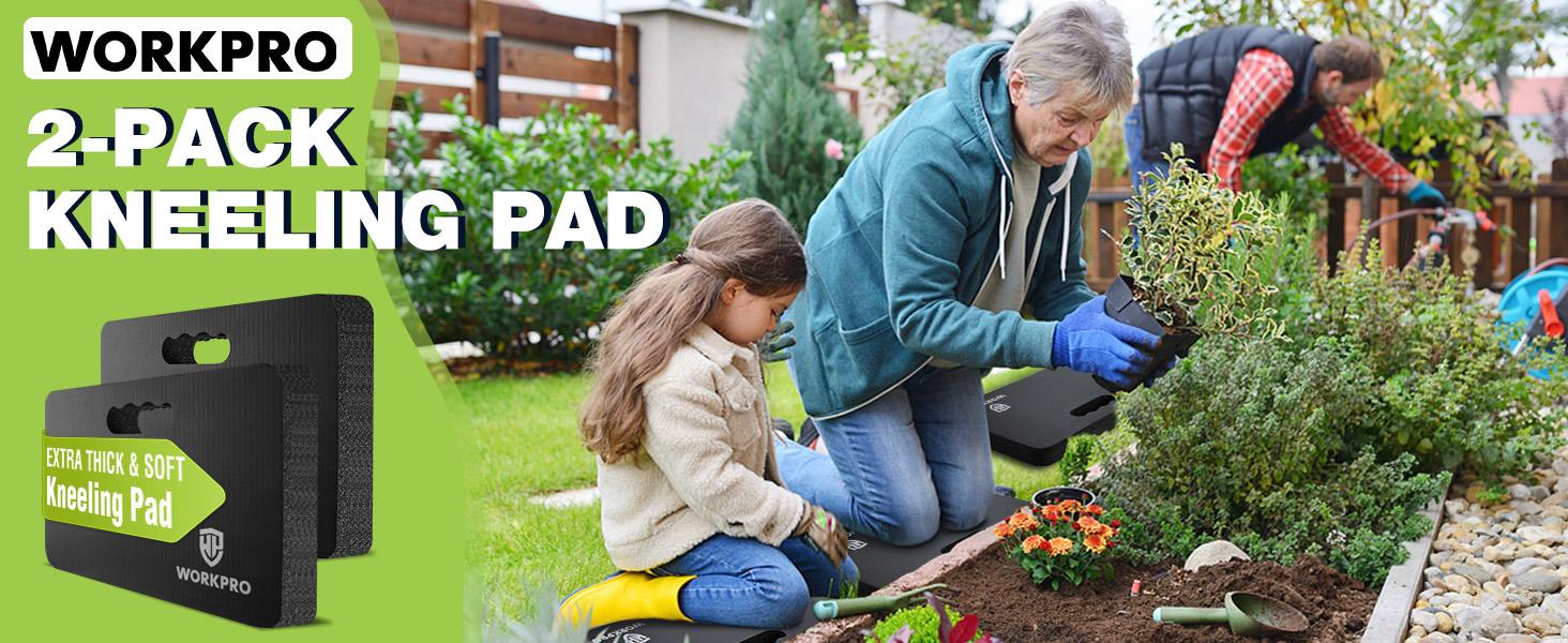 #JumpstartSale WORKPRO Extra Thick Kneeling Pad, Soft Foam Cushioning for Knee, Large Foam Kneeler Mat for Gardening, Bathing Baby, Workout Supplies, 17.5 x 11 x 1.5 in