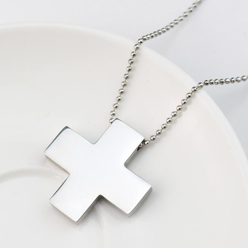 Anime Evangelion Necklace EVA Katsuragi Misato Stainless Steel Cross Pendant Necklace and Ring Men Women Fashion Jewelry Gifts