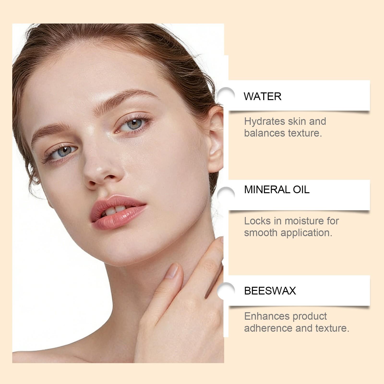 Zephoco Matte Gradient Concealer Cream Hydrating Flawless Coverage, Buildable Matte Finish, Cover Face Spots Acne Scars Freckles Dark Circles, Contouring Palette, Makeup Essential