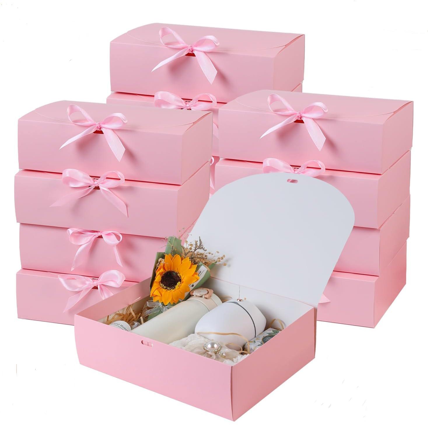20/1pcs Premium Bow Ribbon Gift Boxes, Elegant Lipstick Cosmetic Boxes for Birthdays & Souvenir Gifts,needoh，nutrition geeks