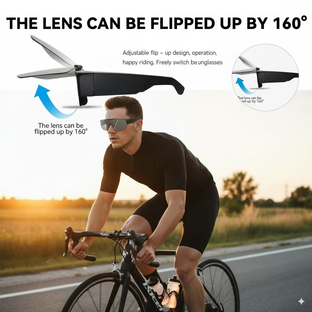 【Fit Over Sunglasses】ZENOTTIC Fit Over Polarized Sunglasses TR90 Frame Flip Up Design One-Piece Shield Lens UV400 Protection Driving Fishing Cycling Outdoor Gift for Men Women 【Fit Over Sunglasses】ZENOTTIC Fit Over Polarized Sunglasses TR90 Frame Flip Up Design One-Piece Shield Lens UV400 Protection Driving Fishing Cycling Outdoor Gift for Men Women