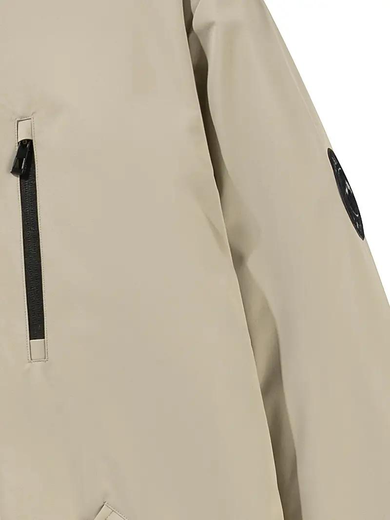 Men's casual loose version of warm jacket, fashion hooded long coat, autumn and winter warm and thick parka, men jackets for winter