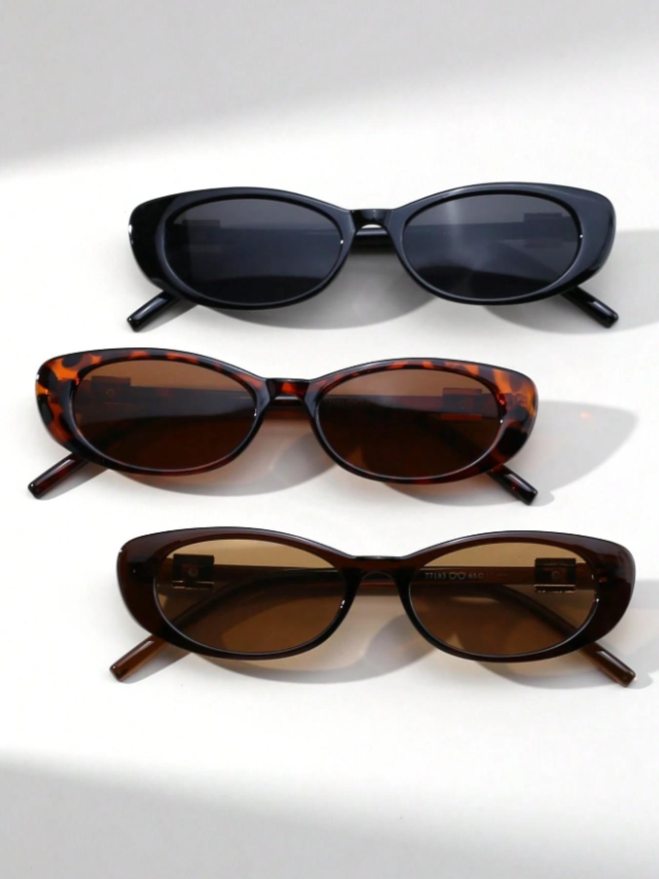 Women's Fashion Cat Eye Small Frame Glasses, Vintage Decorative Temple, Casual Style, All Seasons, Streetwear, High-End Look, Fashionable Sunglasses, Vintage Sunglasses