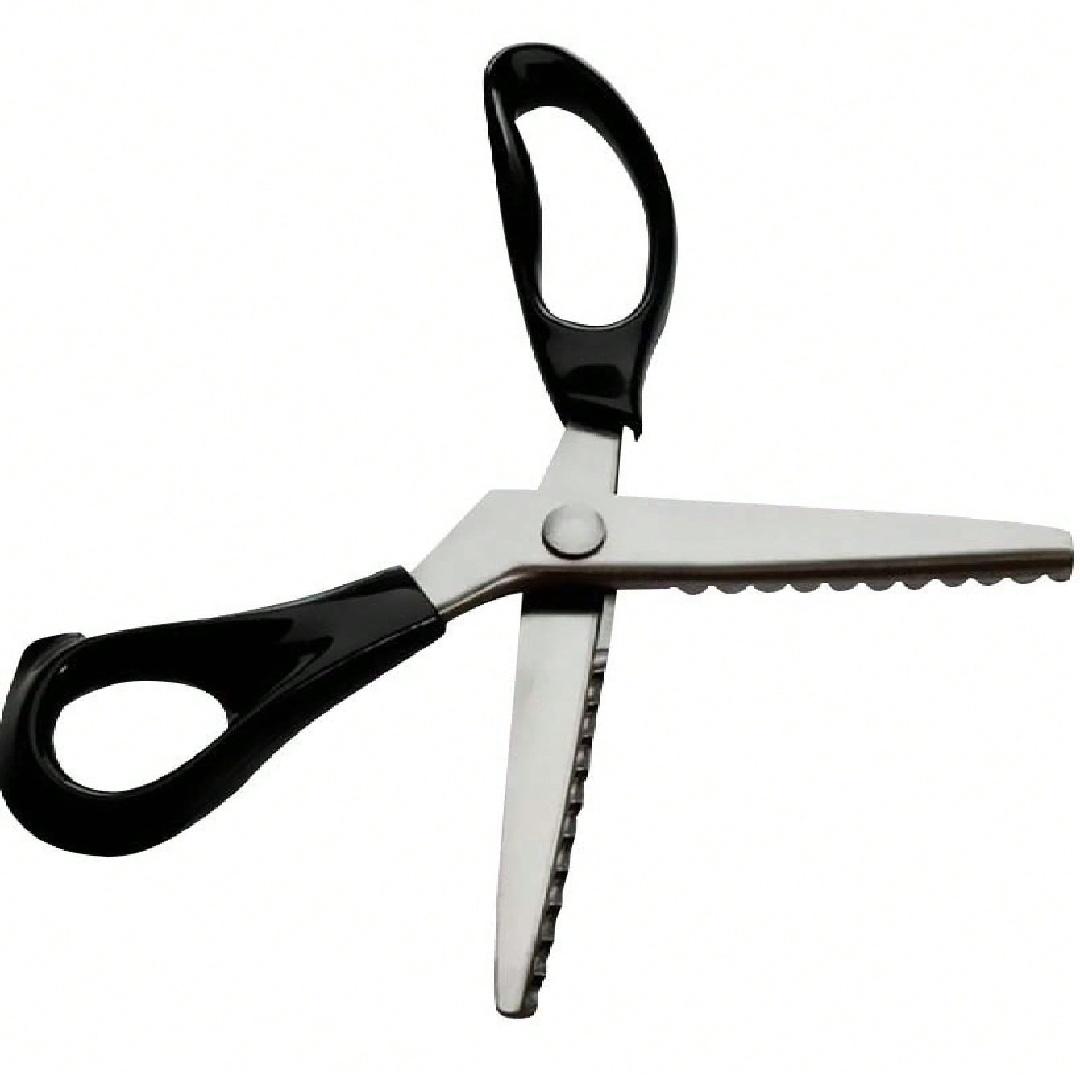 3 5 7mm Fabric Dressmaking Scalloped Edge Pinking Shears, Precision Cutting Tool for Sewing Projects, Sewing Tools, Durable & Reliable Design