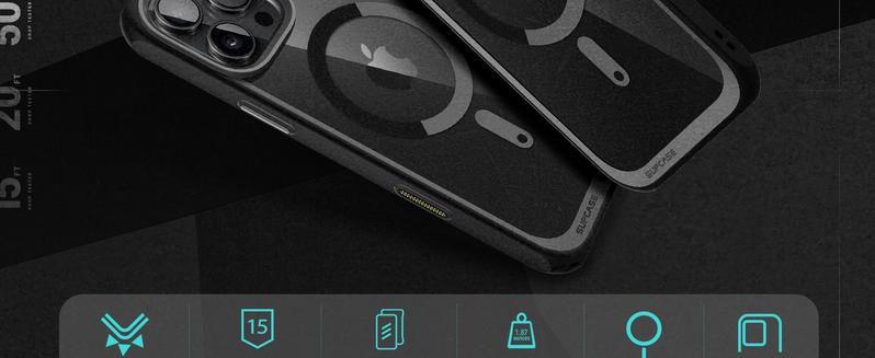 SUPCASE iPhone 16-11 Case with Camera Control Capture Button MagSafe Compatible Slim Clear Shockproof Magnetic Protective Smartphone Cover Cellphone Protection