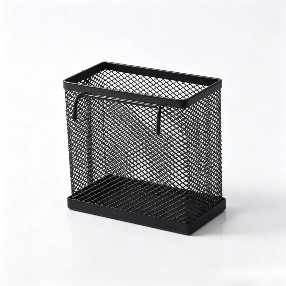 2PCS Large-Capacity Multi-Functional Desk Pen Holder Organizer with Hanging Hooks & Document Rack, Desktop Office Stationery Storage Caddy (Luggage & Bags Bag Accessories Compatibility)