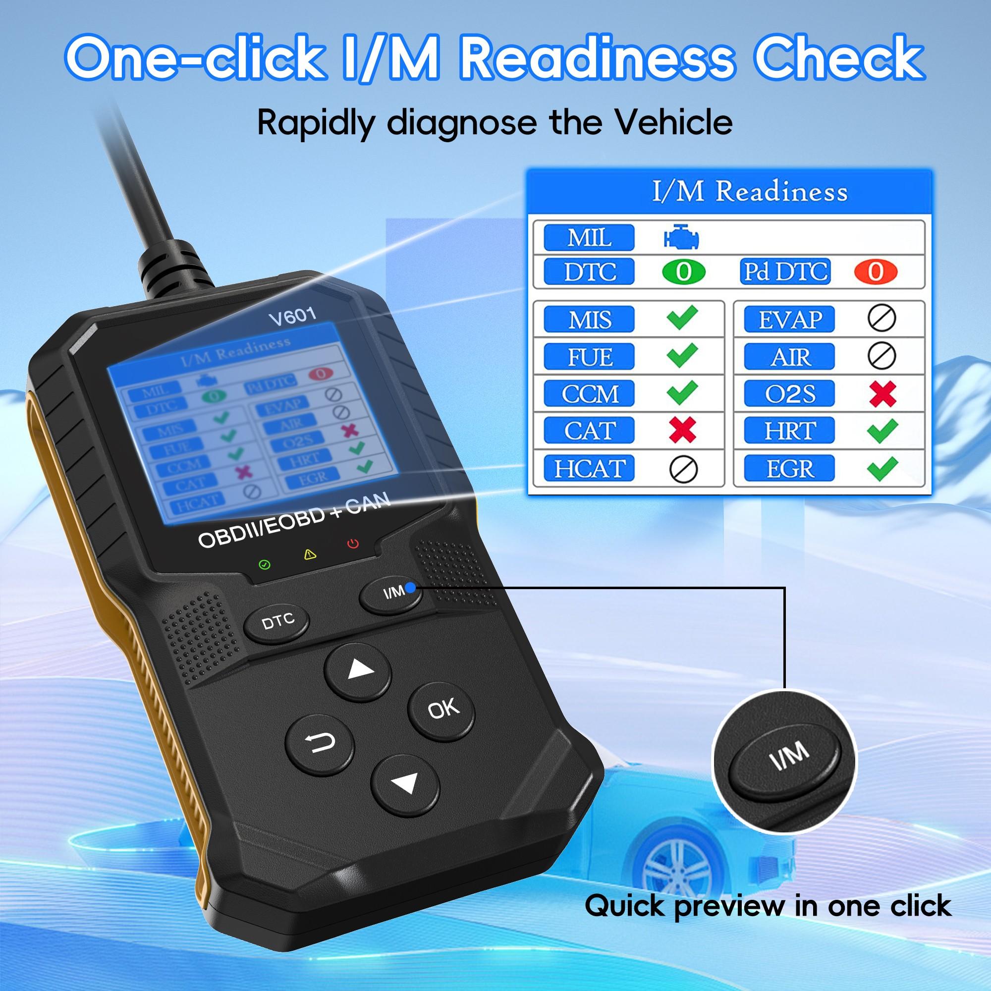 Professional Obd2 Scanner Diagnostic Tool, Engine Code Reader, Eobd/obdii Scan Tool, Real-Time Data Monitoring, Cloud Print, for Vehicles 1996+