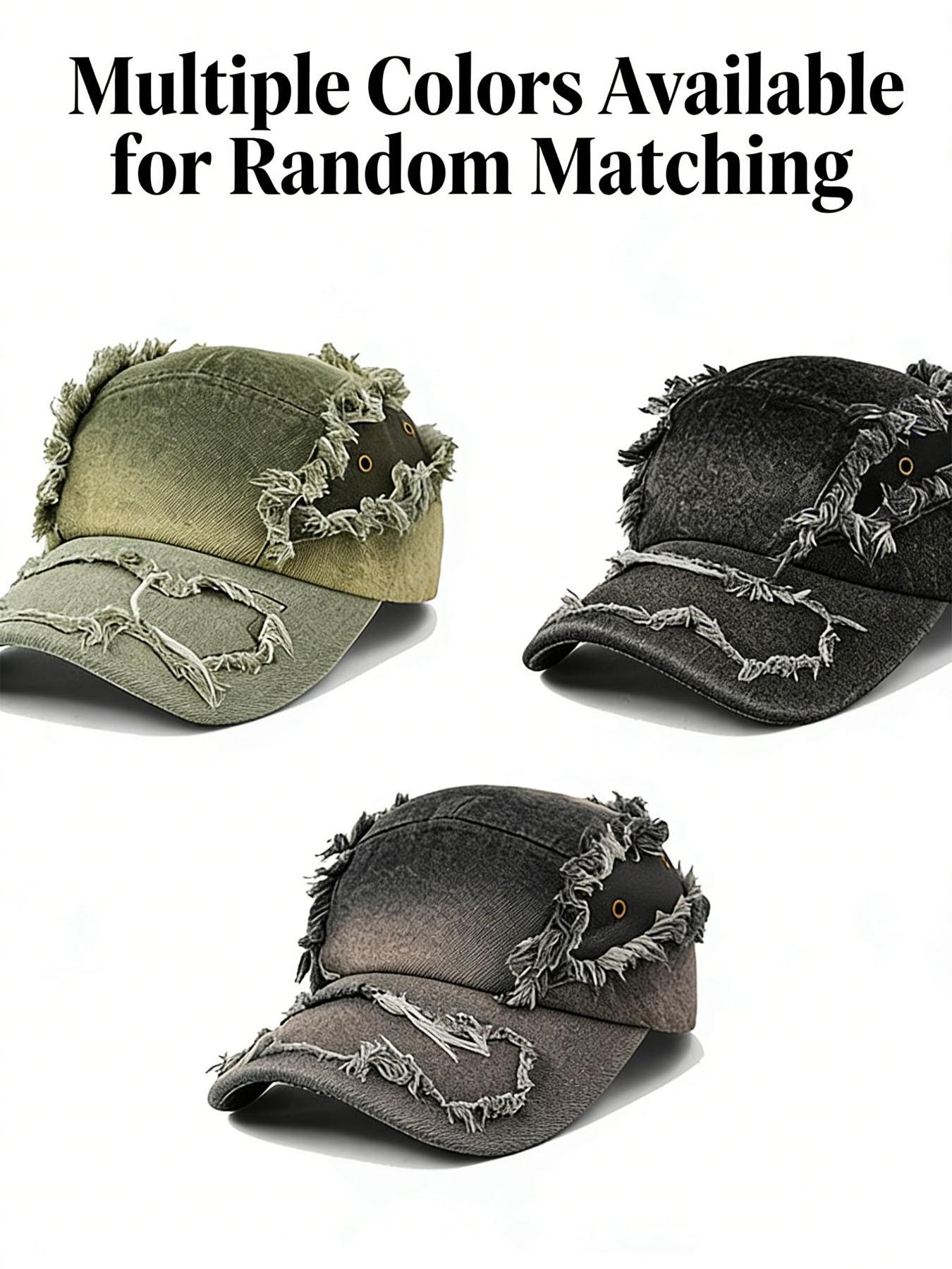 Flash Deal | Abouthexx Shop | Skin-friendly & Breathable | Comfy Washed Material | Y2K 5-Panel Cap | Complements any outfit. Must-have for retro fashion lovers.