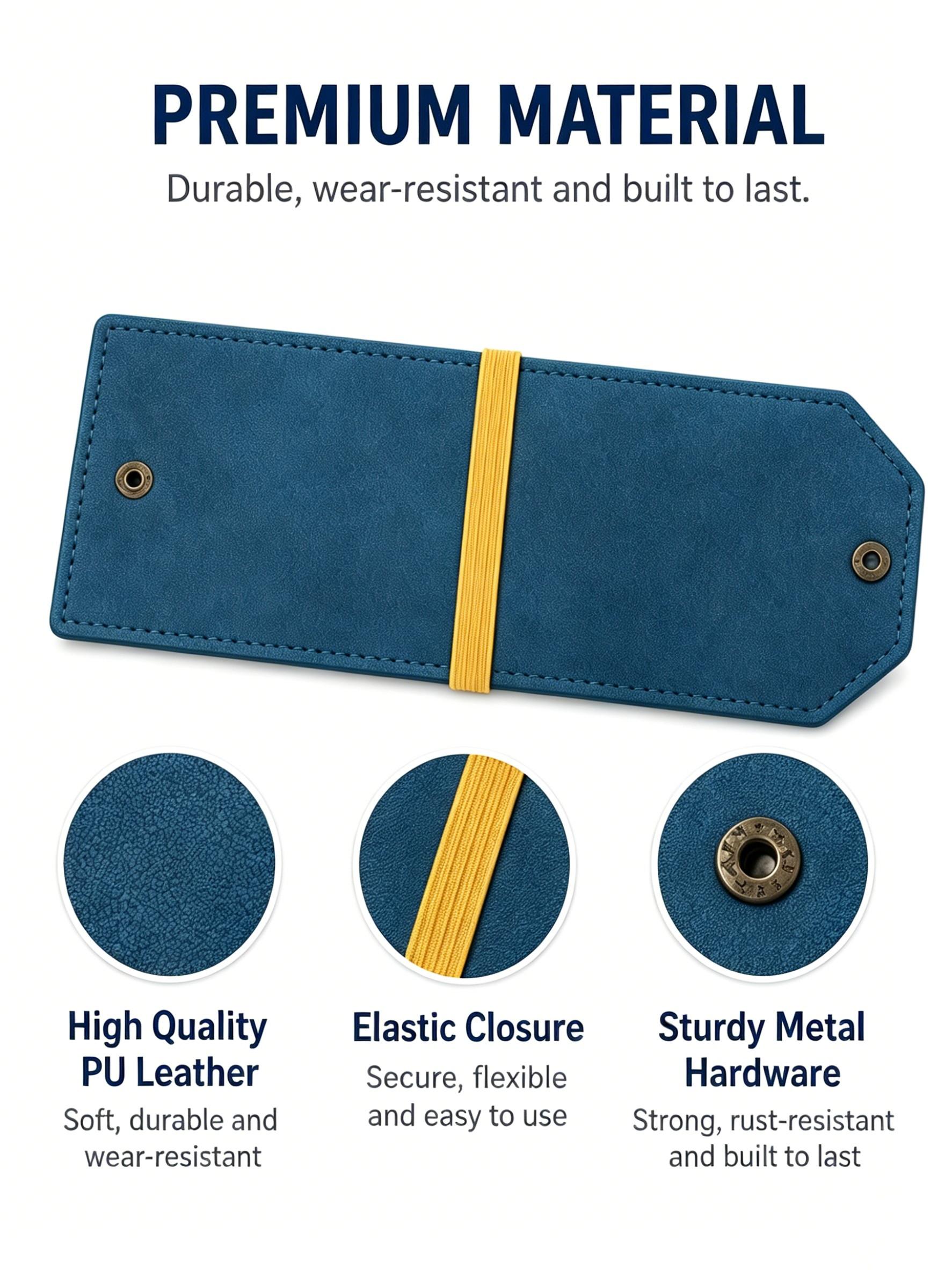 Compact Fashionable Leather Card Holder, Durable Waterproof Mini Wallet, Perfect for Cards and Cash, Ideal Travel Companion, Pocket Size Organizer, Stylish Wallet