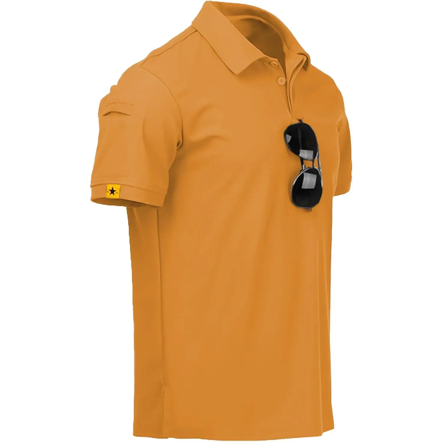Mens Polo Shirts Performance Short Sleeve Tactical Shirts Athletic Golf Shirt for Men Daily Casual Collared T-Shirt