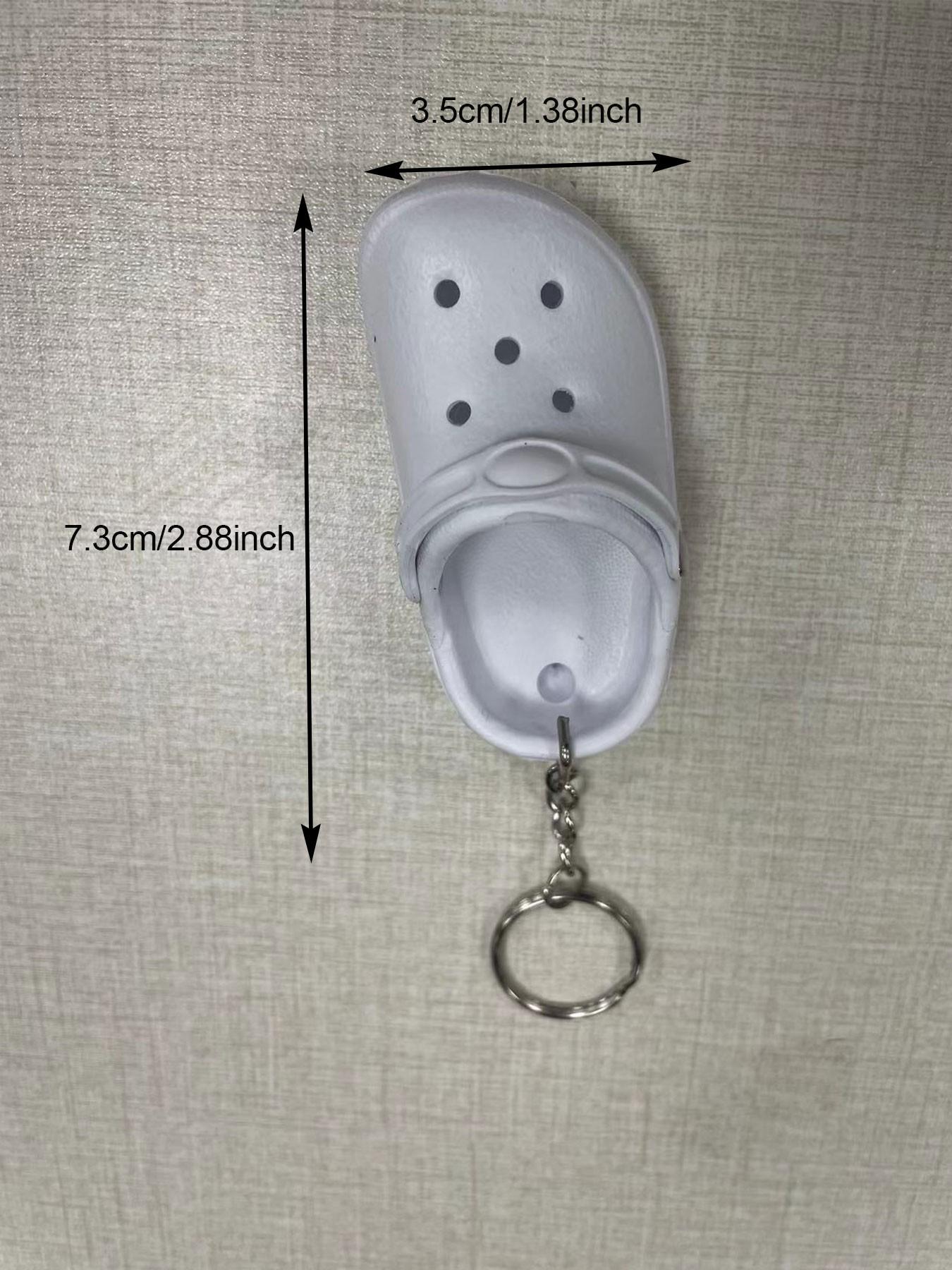 Mini Cute Plastic Sandal Keychain, Fashionable Replica Sandal Key Holder, Daily Outing Wallet Phone Backpack Decorative Pendant