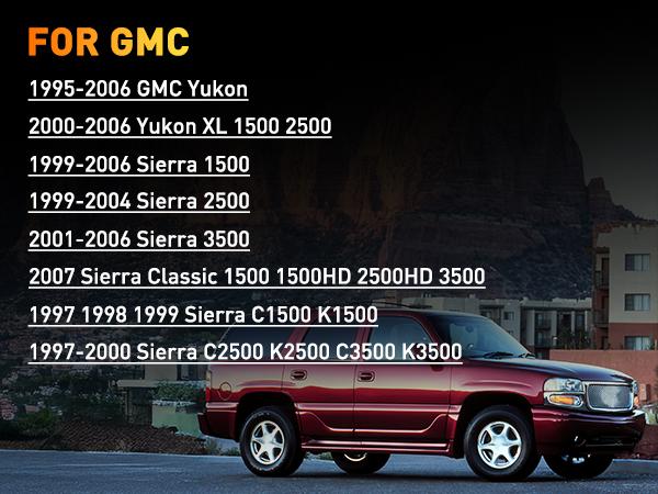 Nilight 2PCS LED Interior Door Panel Lights White Red Courtesy Warning Lights for Chevy GMC Silverado Sierra 1500 2500 3500 HD Suburban Cadillac Escalade Hummer H2 dealsforyoudays projector