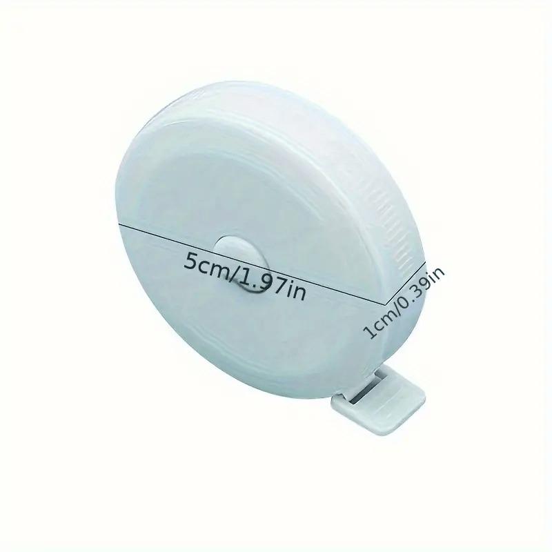 1pc Mini small tape measure, 1.5-meter plastic tape measure, tape measure, telescopic measuring ruler