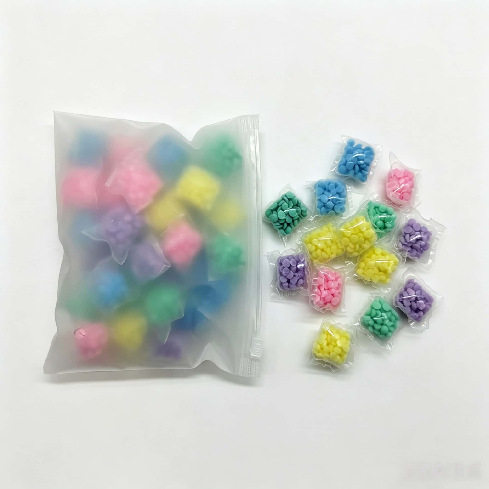 Long-Lasting Scent Beads, 30 Pieces Per Bag, 72-Hour Freshness, Quick Dissolve in Cold Water, Universal Use for Clothes and Bedding, Laundry Accessories