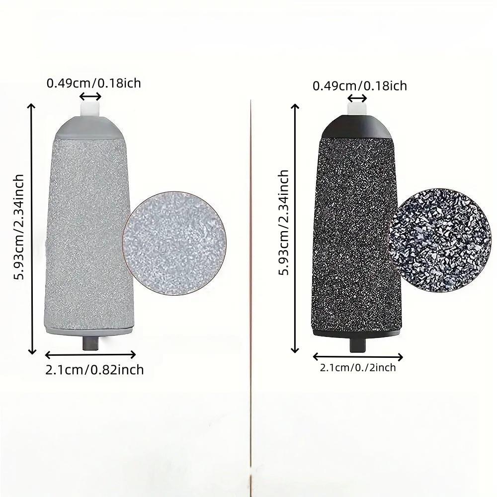 3/6pcs Foot File Replacement Heads set, Different Grit Roller Heads for Foot Care Tools, Foot Care Sanding Heads for Foot Exfoliation and Exfoliating Massage Tool, Compatible Replacement Kit