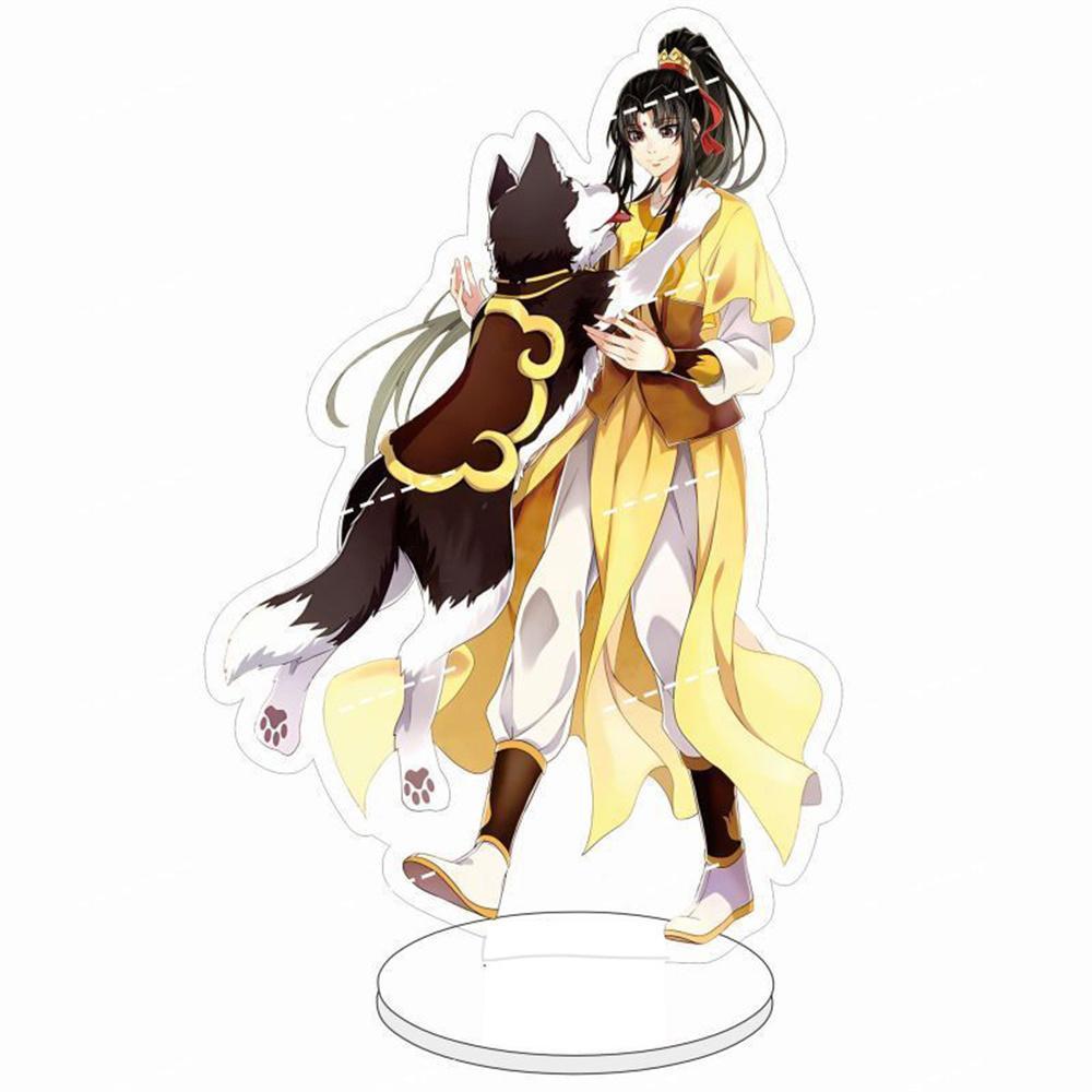 15CM Hot Anime Acrylic Stand Model MO DAO ZU SHI Cartoon Figures Wei Wu Xian And Lan Wang Ji Su She Collection Gifts