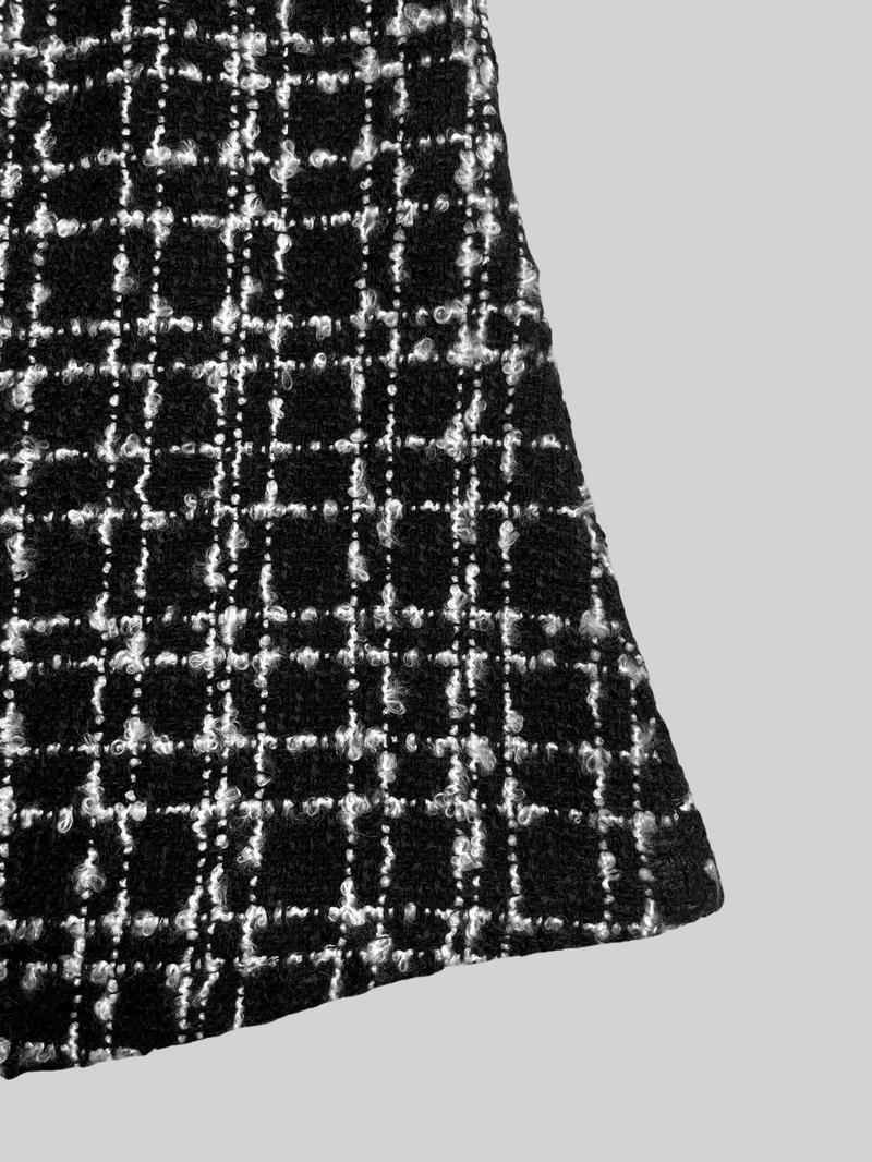 Women's Fall Winter Elegant Casual Plaid Print Front Button Blazer Jacket, Stylish Outerwear for Ladies, Perfect for Daily Wear