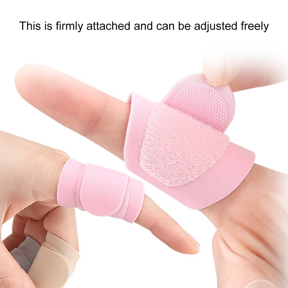 Reusable Finger Splints - Universal Adjustable Protective Cover for Ball Sports and Outdoor Activities & Daily Use, Soft Polyester