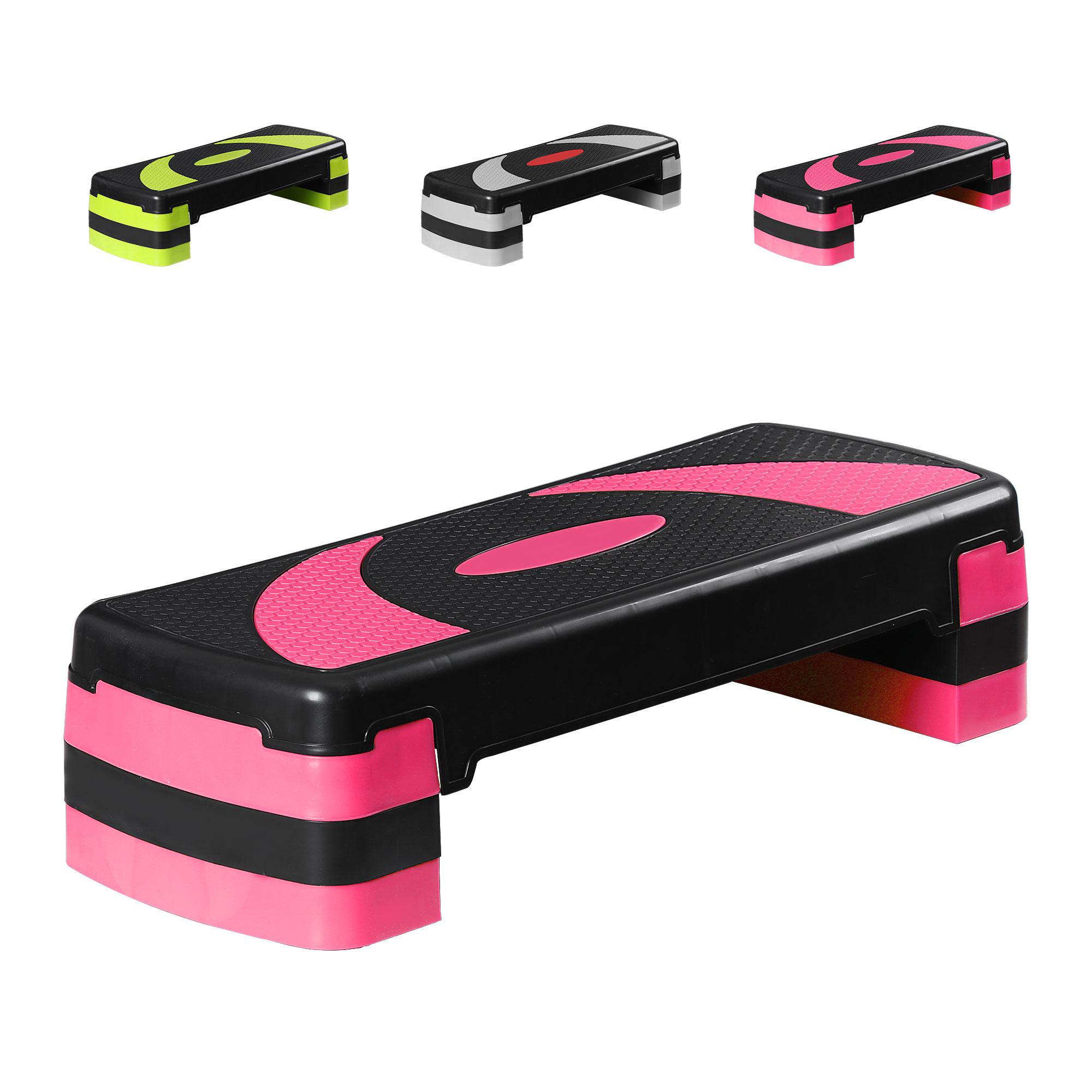 ZENY 30'' Adjustable Workout Aerobic Step Platform W/4 Risers 4’’- 6’’- 8’’, Exercise Stepper Non-Slip, Gray ZENY 30'' Adjustable Workout Aerobic Step Platform W/4 Risers 4’’- 6’’- 8’’, Exercise Stepper Non-Slip, Gray