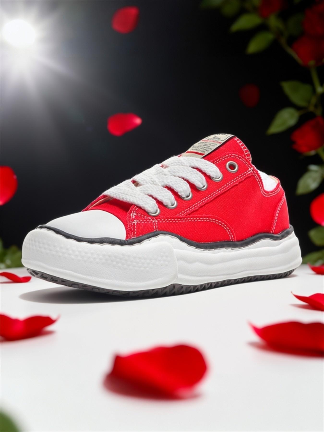 Vintage Thick Sole Rubber Canvas Shoes, Casual Low Top Flatform Sneakers, Patchwork Textile Upper, All Seasons Wear, Medium Width,breathable,rain,cowgirl,everyday,cute,ultra,footwear,shrug,anti-slip,comfortable