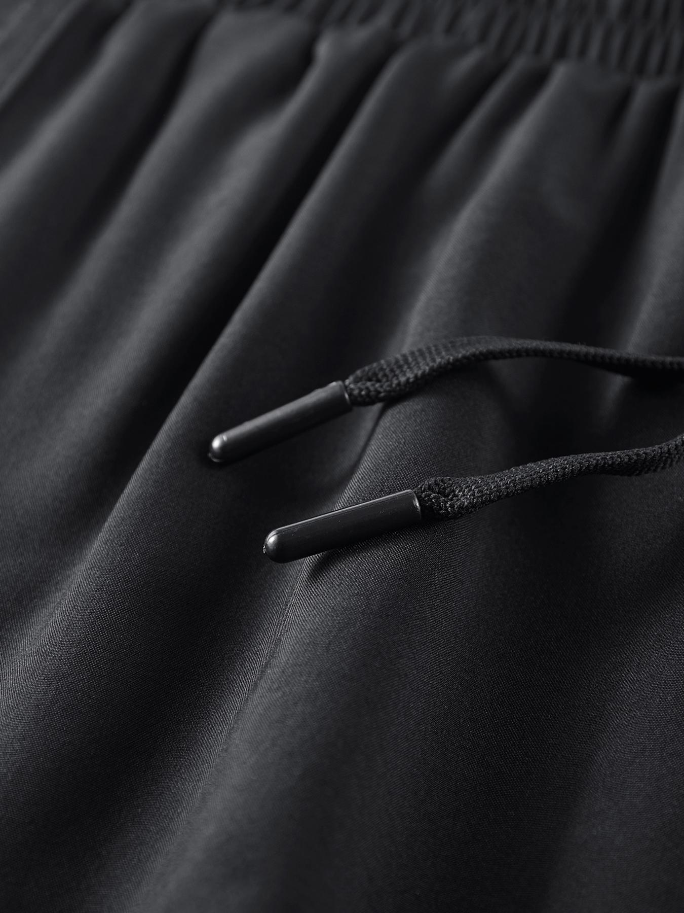 Men Women Regular Fit 2-In-1 Drawstring Waist Sport Shorts, Summer Pocket Print Casual Half Yoga Exercise Shorts, Fashionable Daily Wear