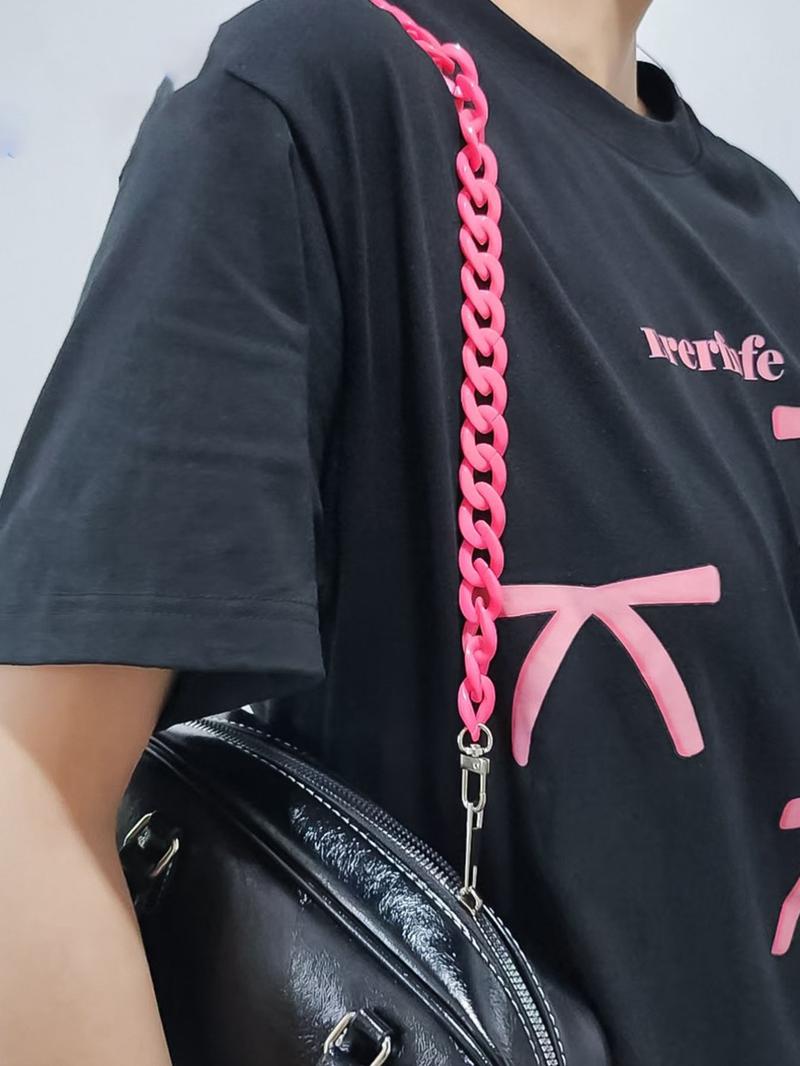 Blush Acrylic Luxe Bag Chain, 40cm/60cm/120cm, Multi-Use Handle, Strap & Decor, Keychain, Bag Buckle, DIY Jewelry Accessories