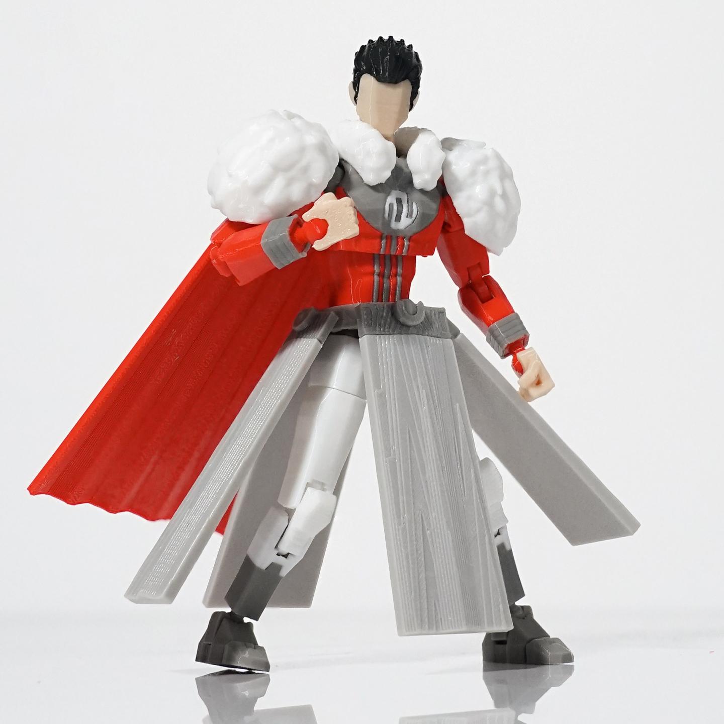 3D Printed Invincible Emperor Mark Toys Action Figures Anime Model Lucky Dummy 13 Superheroes Multi-Jointed Toy Ornaments Gift