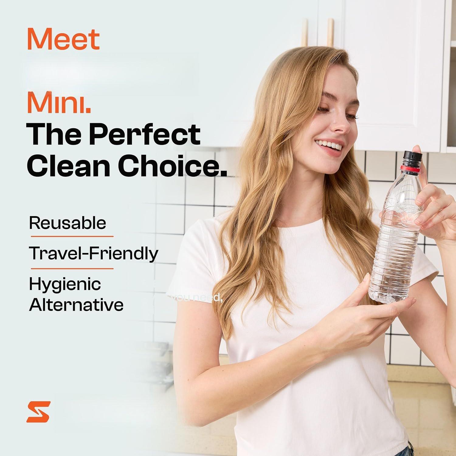 Portable Bidet for Women & Men - Travel Bidet for Camping, Toilet & Hiking | Compatible with Bottles | Ultralight 12g | Brand – Mate MINI Portable Bidet for Women & Men - Travel Bidet for Camping, Toilet & Hiking | Compatible with Bottles | Ultralight 12g | Brand – Mate MINI