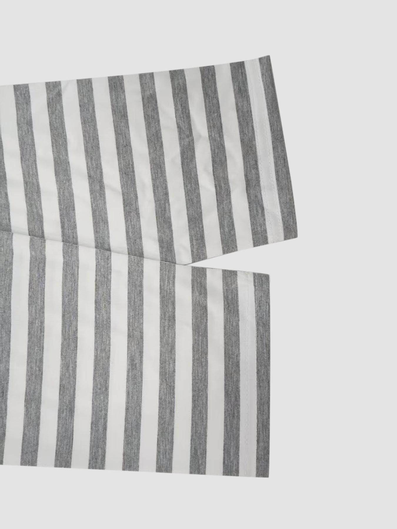 Women's Casual Striped Shorts Set, 2 Piece, Comfortable and Stylish, Perfect for Daily Wear, Ladies Fashion Clothing