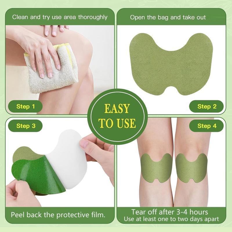 30PCS Self-Heating Herbal Body Patches, Natural Wormwood Heat Pads, Heat Pack for Knee Neck Shoulder & Waist, Soft Non-Woven Fabric Muscle Soothing Wraps, Long-Lasting Warmth for Home Travel Workout Recovery