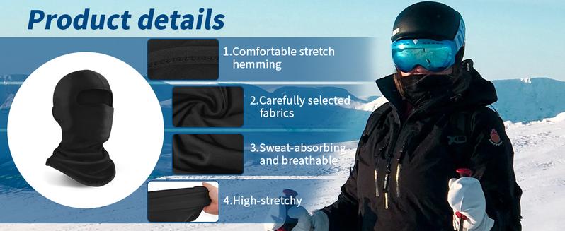 Balaclava Face Mask for Men and Women One Size Distressed Full Face Knitted Ski Mask,Windproof Cool Snowboarding Motorcycle UV Protection Hat Balaclava Face Mask for Men and Women One Size Distressed Full Face Knitted Ski Mask,Windproof Cool Snowboarding Motorcycle UV Protection Hat