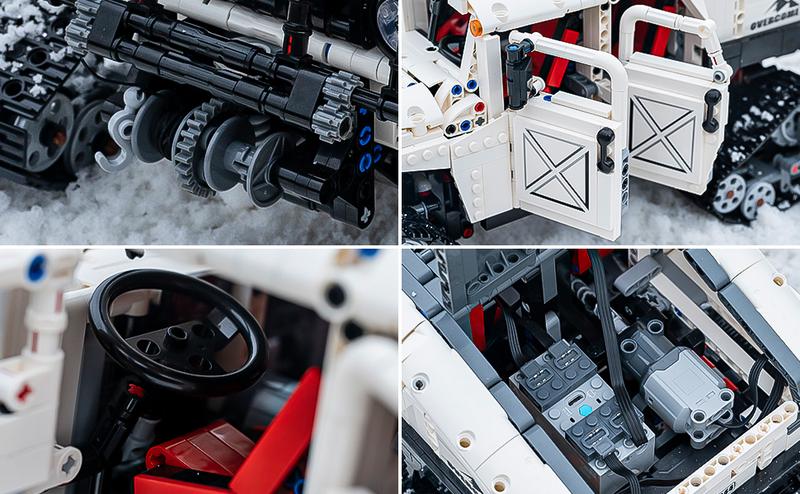 Hummer Off-Road Remote Control Car Building Blocks,1:8 MOC Remote Control Car Building Blocks,with Technic Motorize Set，Remote Car for Boys Age 8-12 Gift(3088pcs)