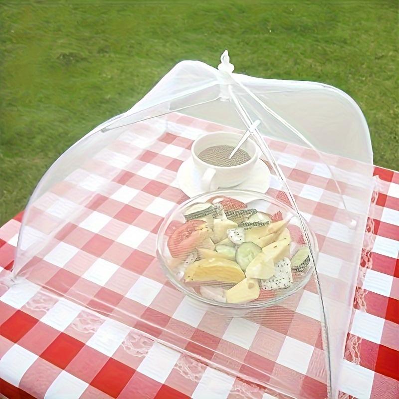 Foldable Food Cover, Mesh Food Cover, Portable Food Shelter, Picnic Supplies, Ideal for Outdoor Picnics, BBQs & Parties, Containers