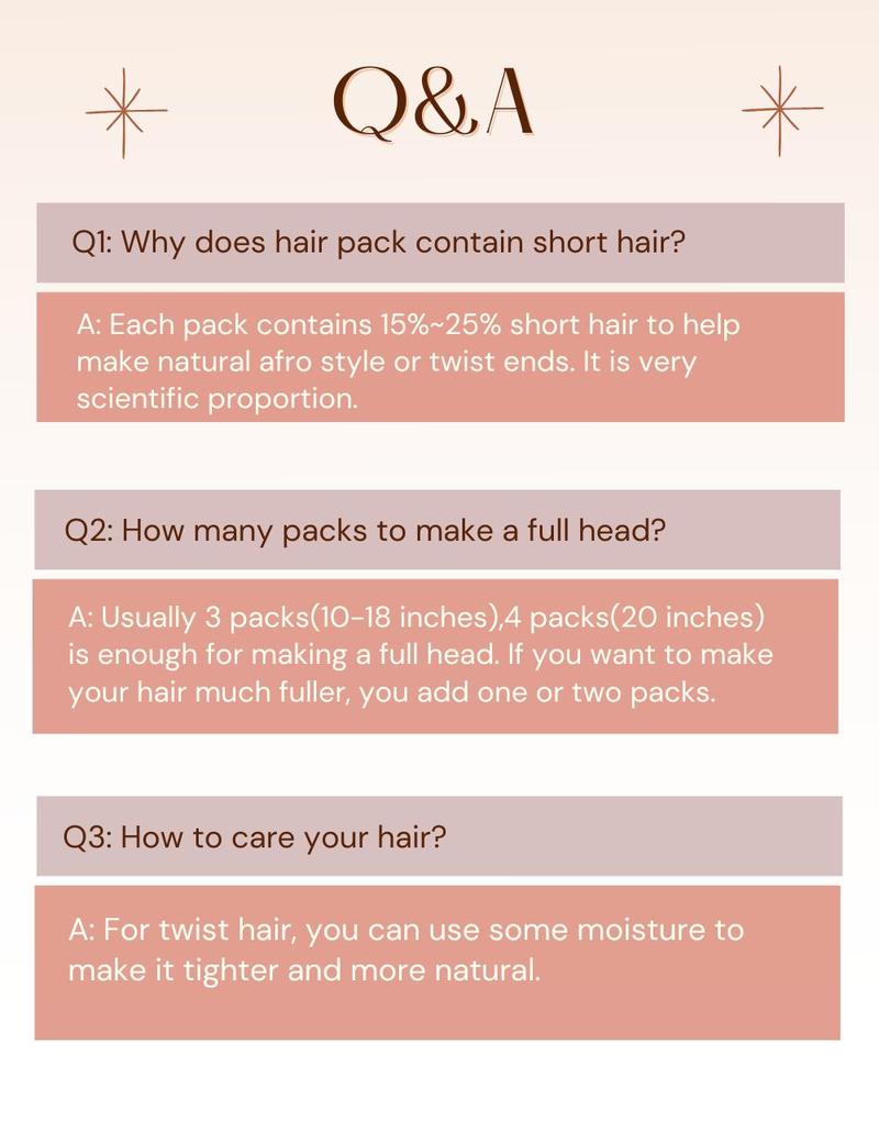 [Style Icon] 3 pcs Afro kinky Bulk Human Hair Extensions For Braiding Dreadlock Human Hair Natural Color Bulk Human Hair