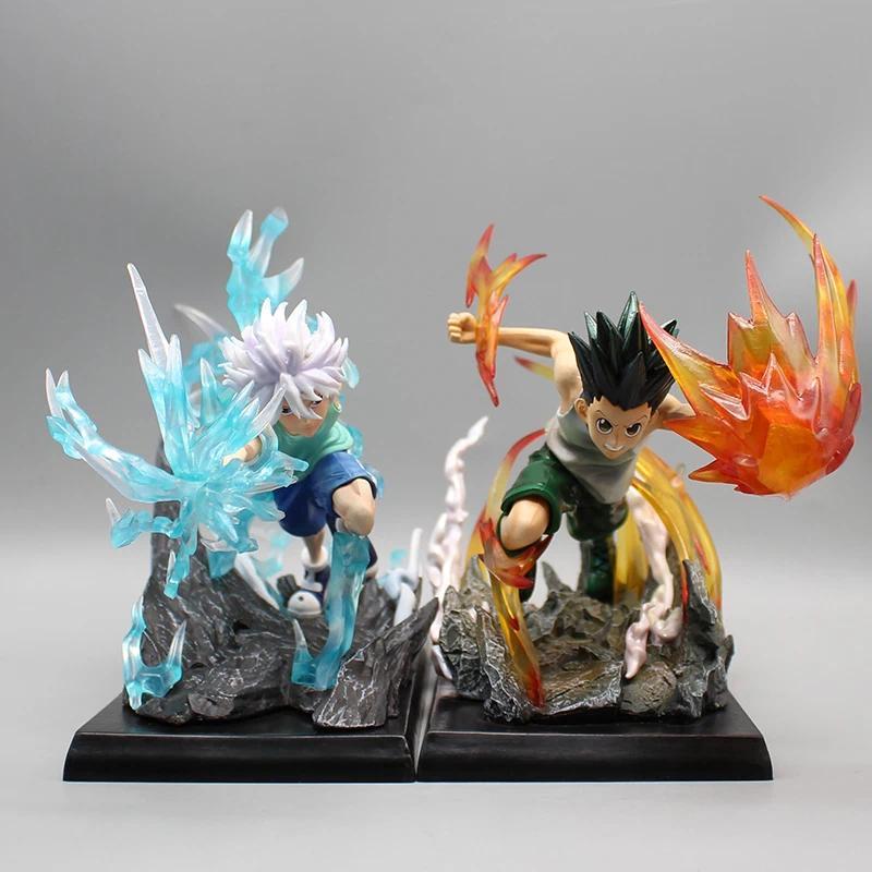 Anime Gon Freecss Action Figura Hunter X Hunter Manga Doll Killua Zoldyck Figure GK Street Fighter Chun Li Figure Hot Model Gift