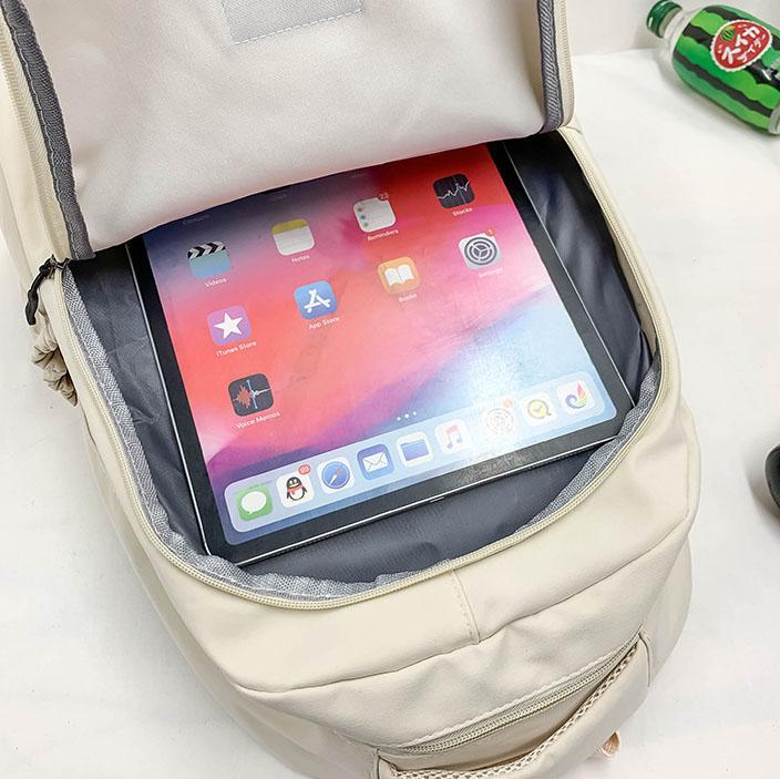 Nylon Sports Academy Backpack – Multi-Pocket Spacious & Stylish Student Daypack, Durable & Organized Design for Daily Commute, Campus & Light Travel