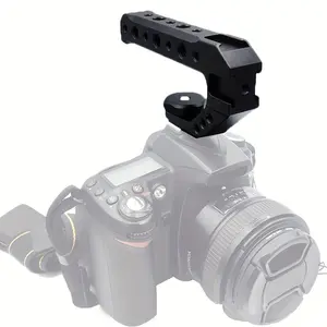 Micro Single Camera Cold Shoe Mount Handle, Dslr Rabbit Cage Hot Shoe Top Handle Grip, Handheld Photography Equipment Stand Accessory, Camera Accessories