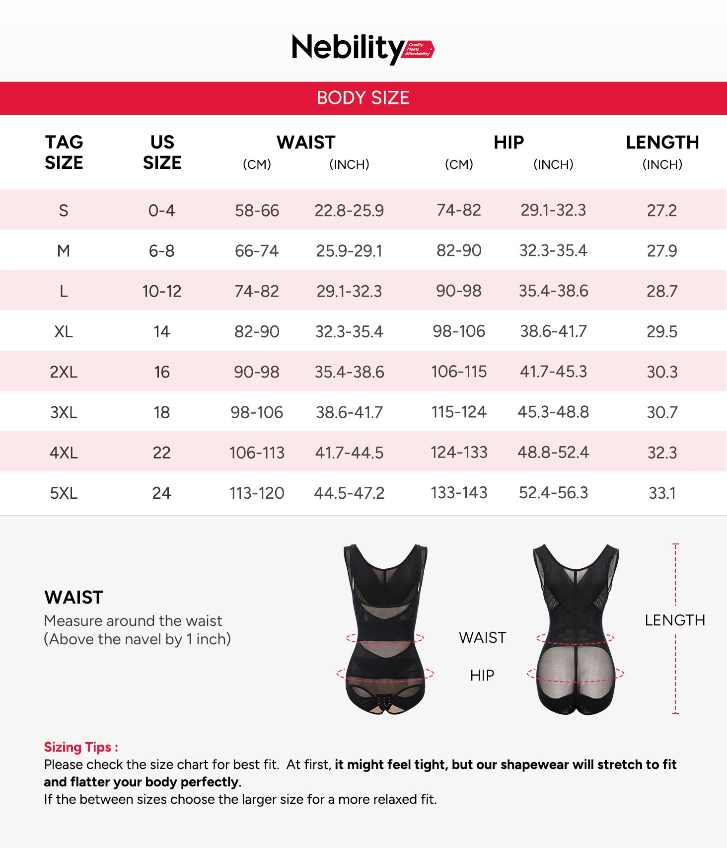 Nebility Women's Clothing Mesh Breathable Basic Faja Shapewear Minimalist Comfort Sleeveless Tops High Waist Compression Womenswear Brown Body Shapewear Shapewear Garment Sexy High Waist Shapewear Lady