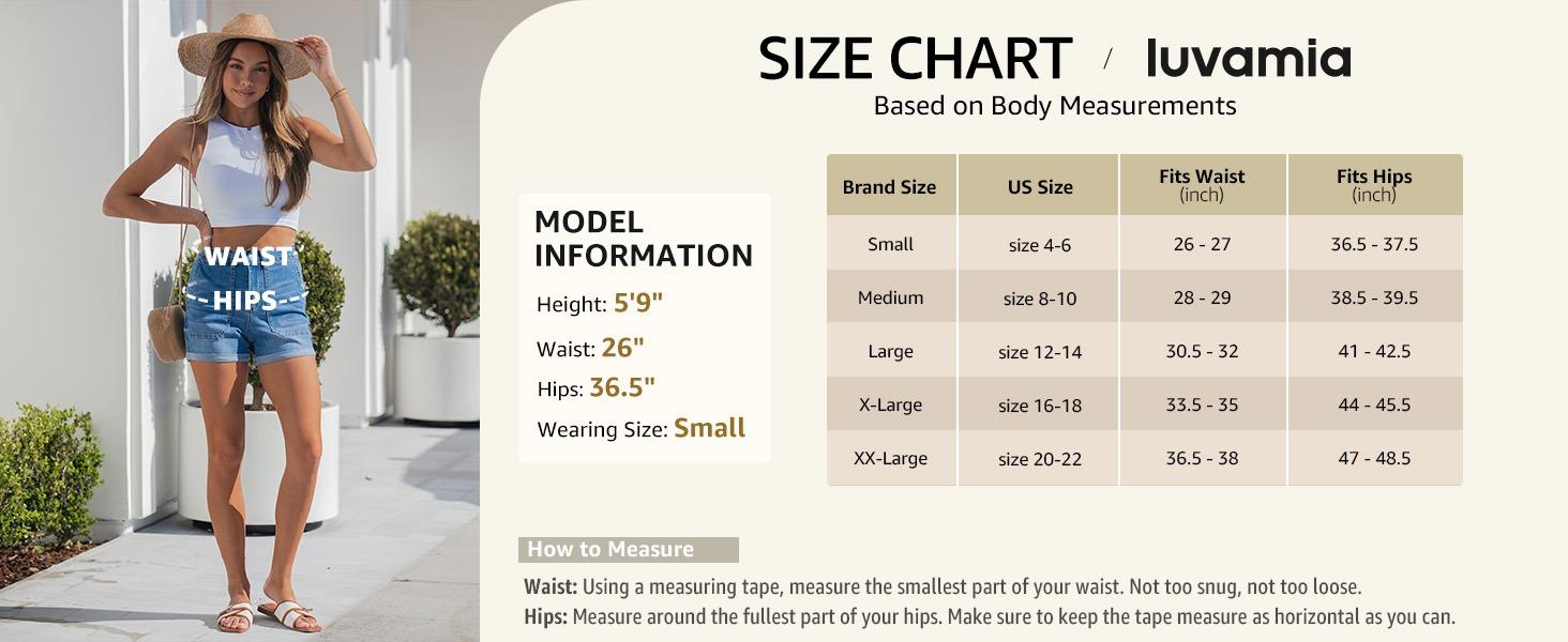 luvamia Jean Shorts for Women Trendy High Waisted Fold Hem 4 Inch Inseam Stretchy Denim Shorts Summer Casual Jorts