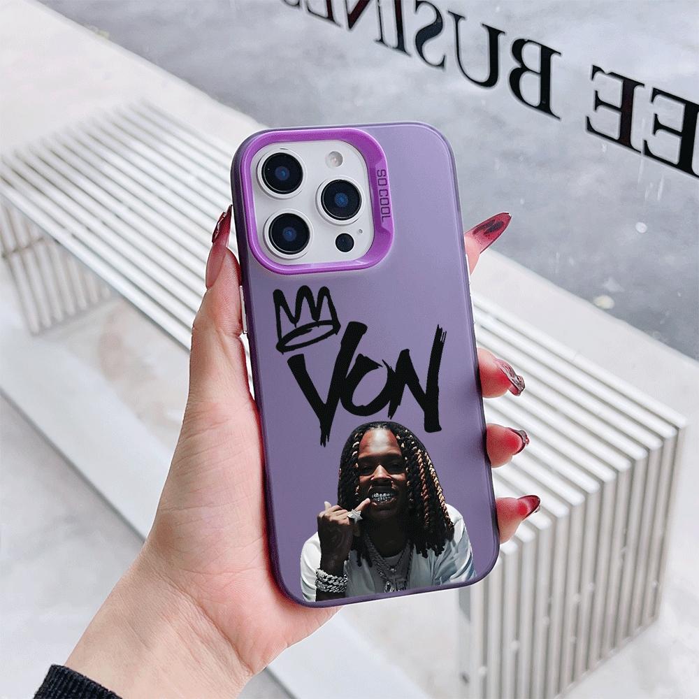 Popular and funny K-King Von Phone Case Suitable for iPhone 17 16e 16 15 14 13 12 11 Mini Pro Max Air X XR XSMAX 8 7 Plus Anti Fall Matte Back Cover