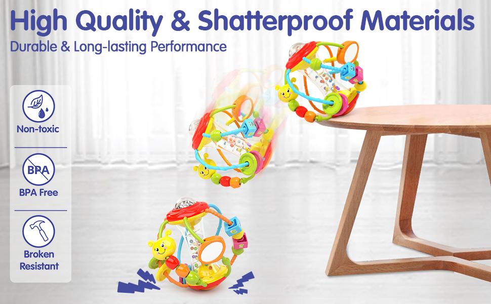 HOLA Rattle Teething Baby Toys, Silicone Pull String Toys, Montessori Multi-Functional Baby Sensory Toy Christmas Stockingstuffers for Baby Mmontessori Toys Gifts HOLA Rattle Teething Baby Toys, Silicone Pull String Toys, Montessori Multi-Functional Baby Sensory Toy Christmas Stockingstuffers for Baby Mmontessori Toys Gifts